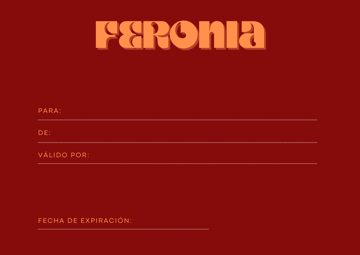 Tarjeta de regalo