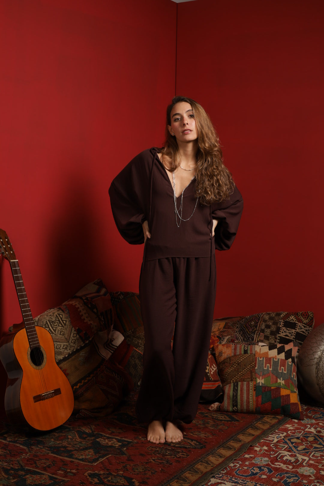 Solstice mocca ballon pants