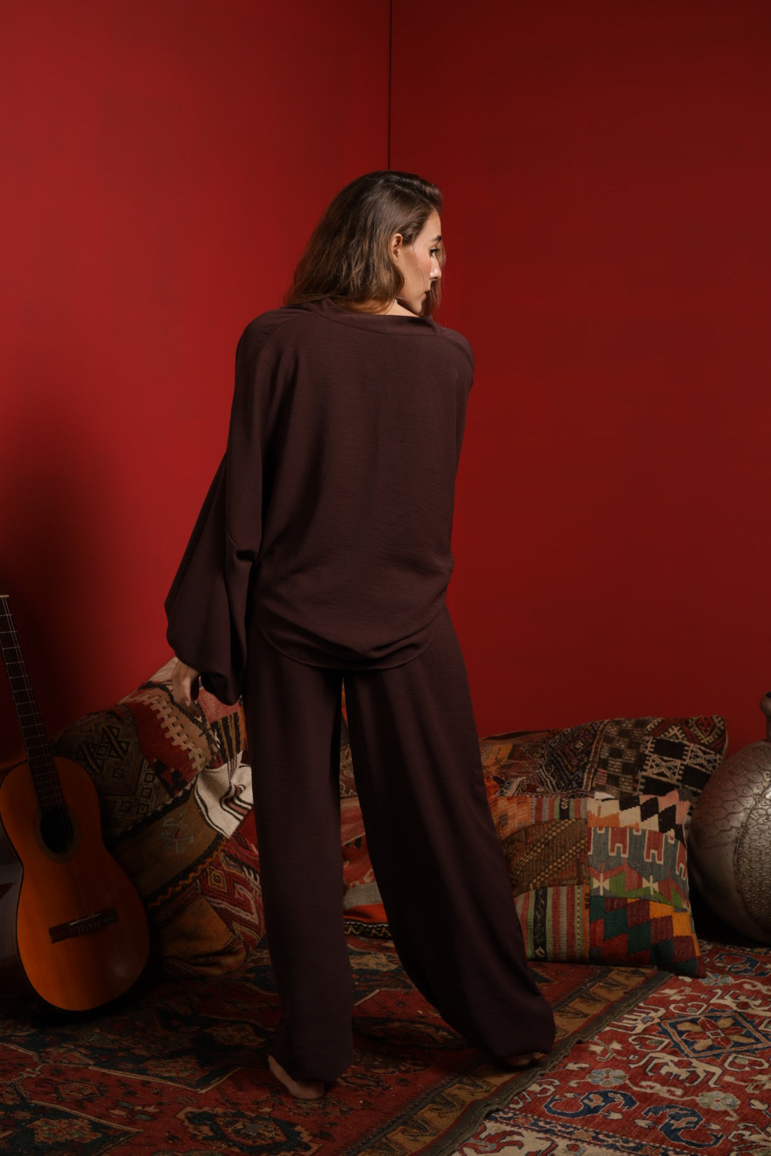 Aura mocca ballon top