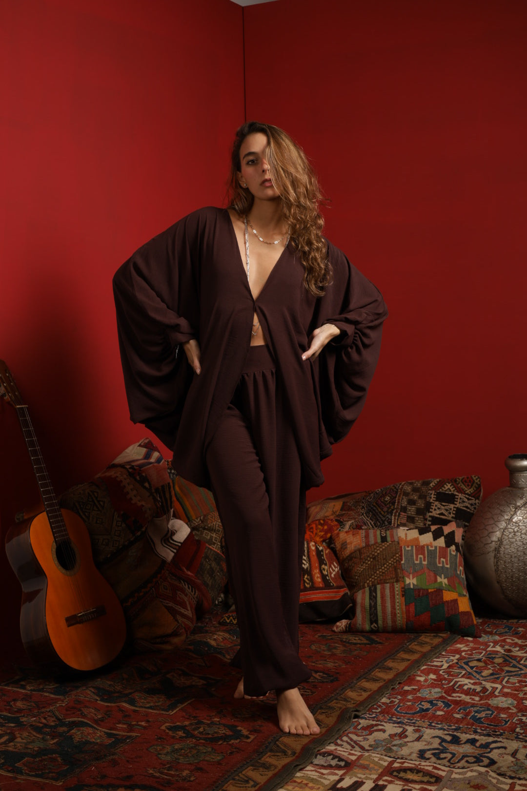 Flow mocca kimono