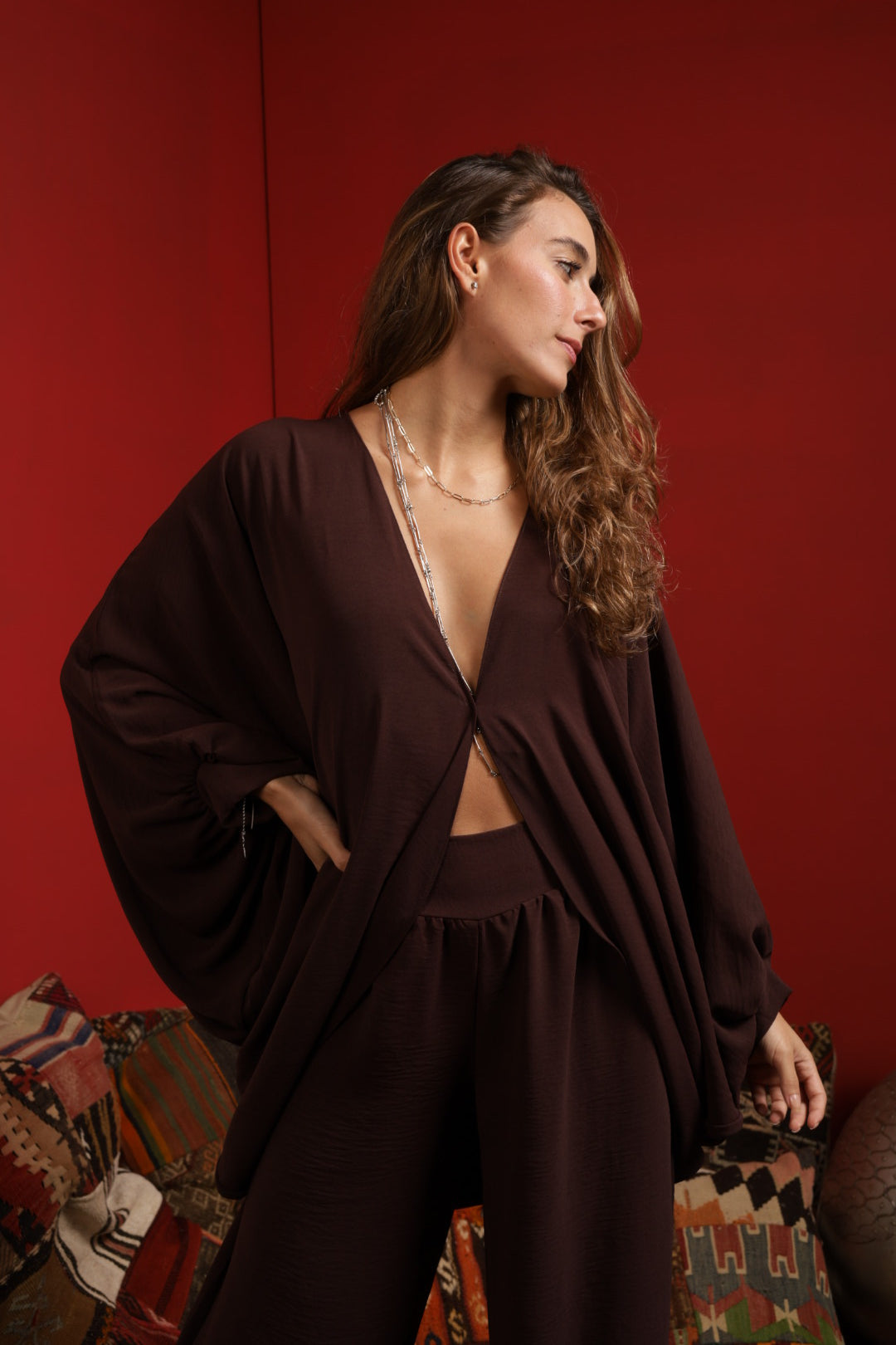 Flow mocca kimono